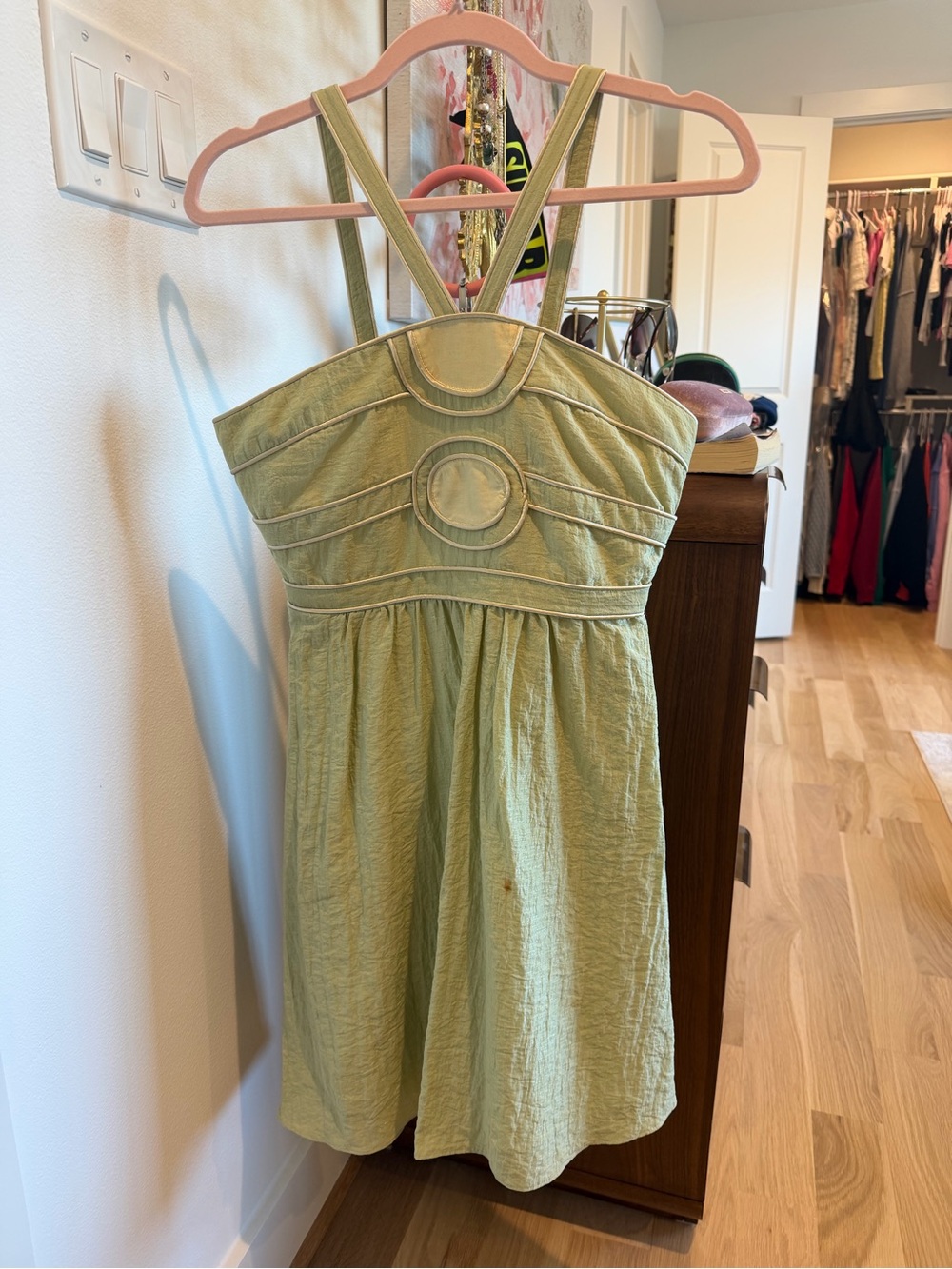 BCBGirls Light Green Summer Sundress